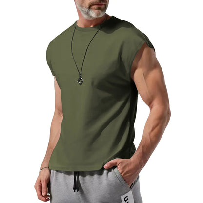 VALORIA | Men’s stylish sleeveless loose fit summer tank top relaxed look