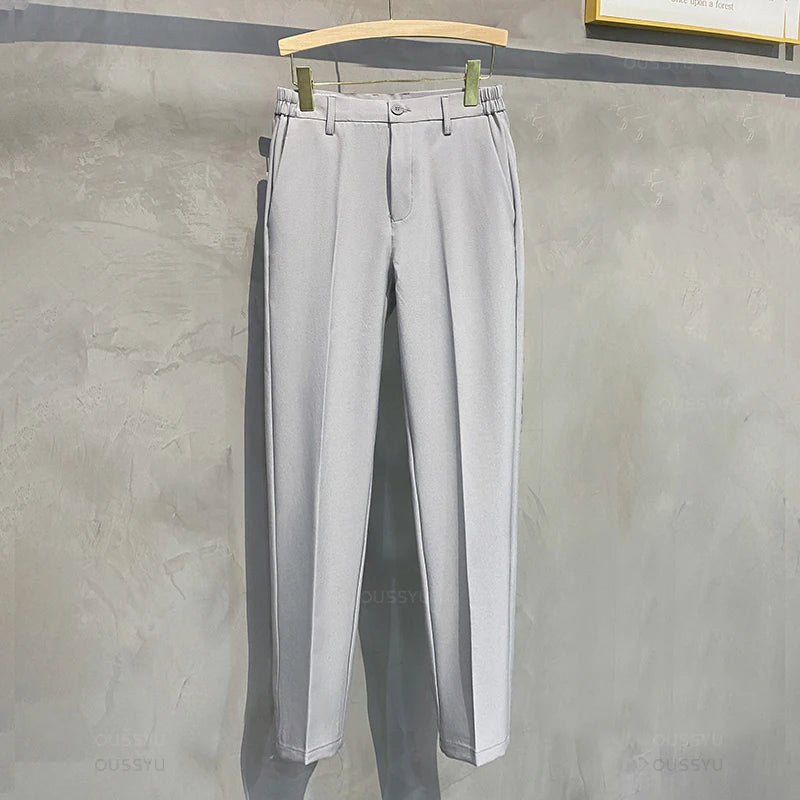 VALORIA | Men’s stylish slim-fit business casual trousers for office wear