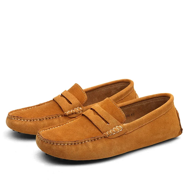 VALORIA | Men’s stylish slip-on suede shoes for office, travel and weekend wear