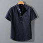 VALORIA | Men’s stylish stand collar t-shirt lightweight fabric
