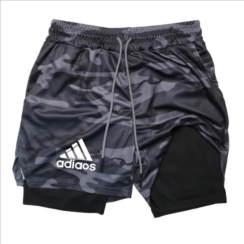 VALORIA | Men’s stylish two-layer quick-dry shorts moisture-wicking performance