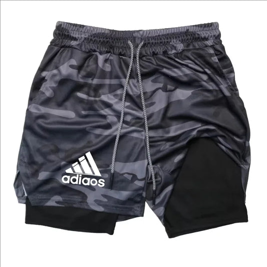 VALORIA | Men’s stylish two-layer quick-dry shorts moisture-wicking performance