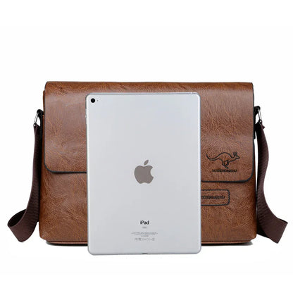 VALORIA | Men’s versatile PU leather business shoulder bag work and commute