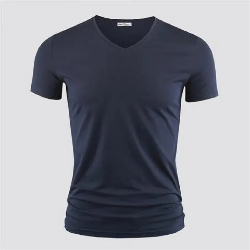 VALORIA | Men’s versatile V-neck summer tee warm weather essential