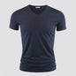 VALORIA | Men’s versatile V-neck summer tee warm weather essential