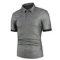 VALORIA | Men’s versatile contrast polo shirt business casual outfit