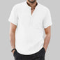 VALORIA | Men’s versatile cotton linen shirt 