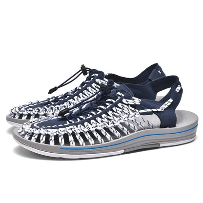 VALORIA | Men’s versatile handmade weave sandals beach vacation style