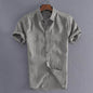 VALORIA | Men’s versatile lapel button shirt business casual outfit