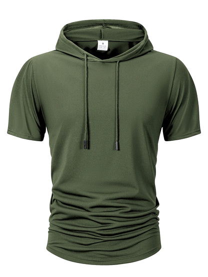 VALORIA | Men’s versatile lightweight hooded T-shirt for workouts, hiking and everyday wear