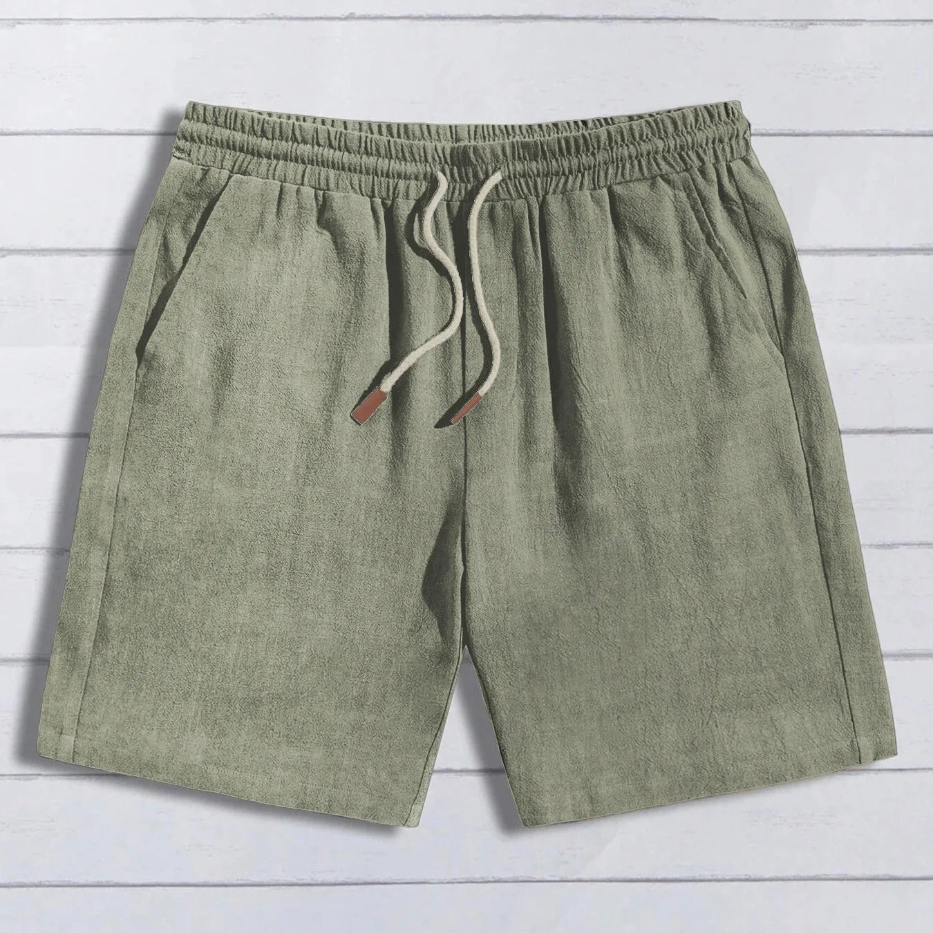 VALORIA | Men’s versatile linen blend casual shorts beach and street style