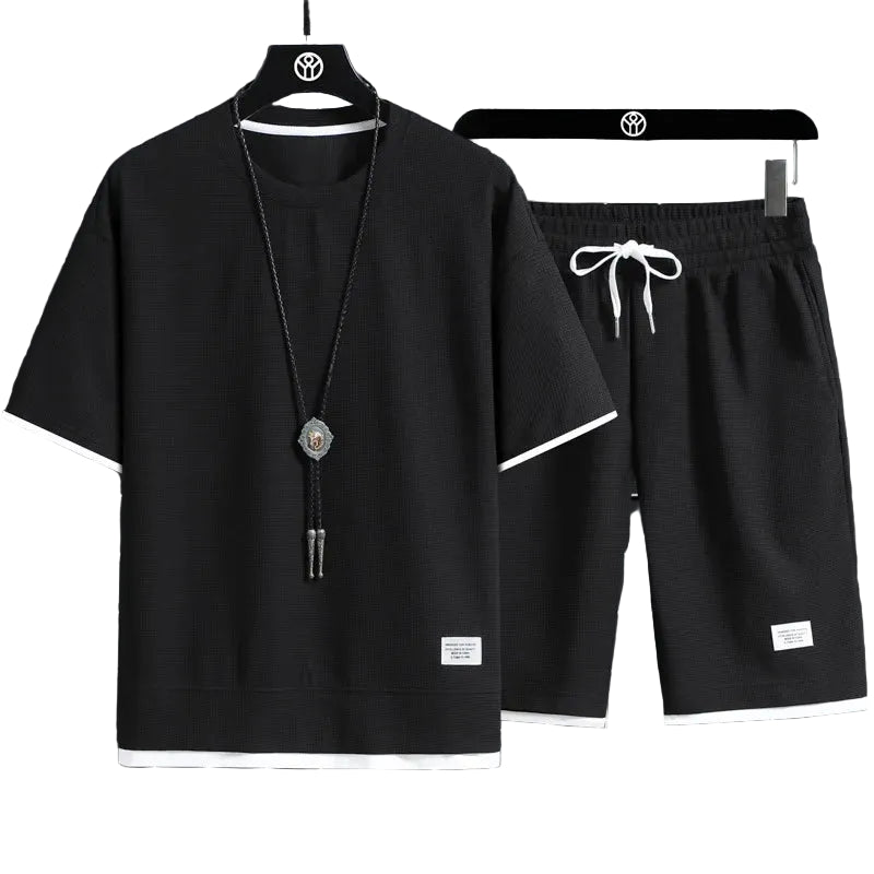 VALORIA | Men’s versatile moisture-wicking activewear set gym and outdoor training