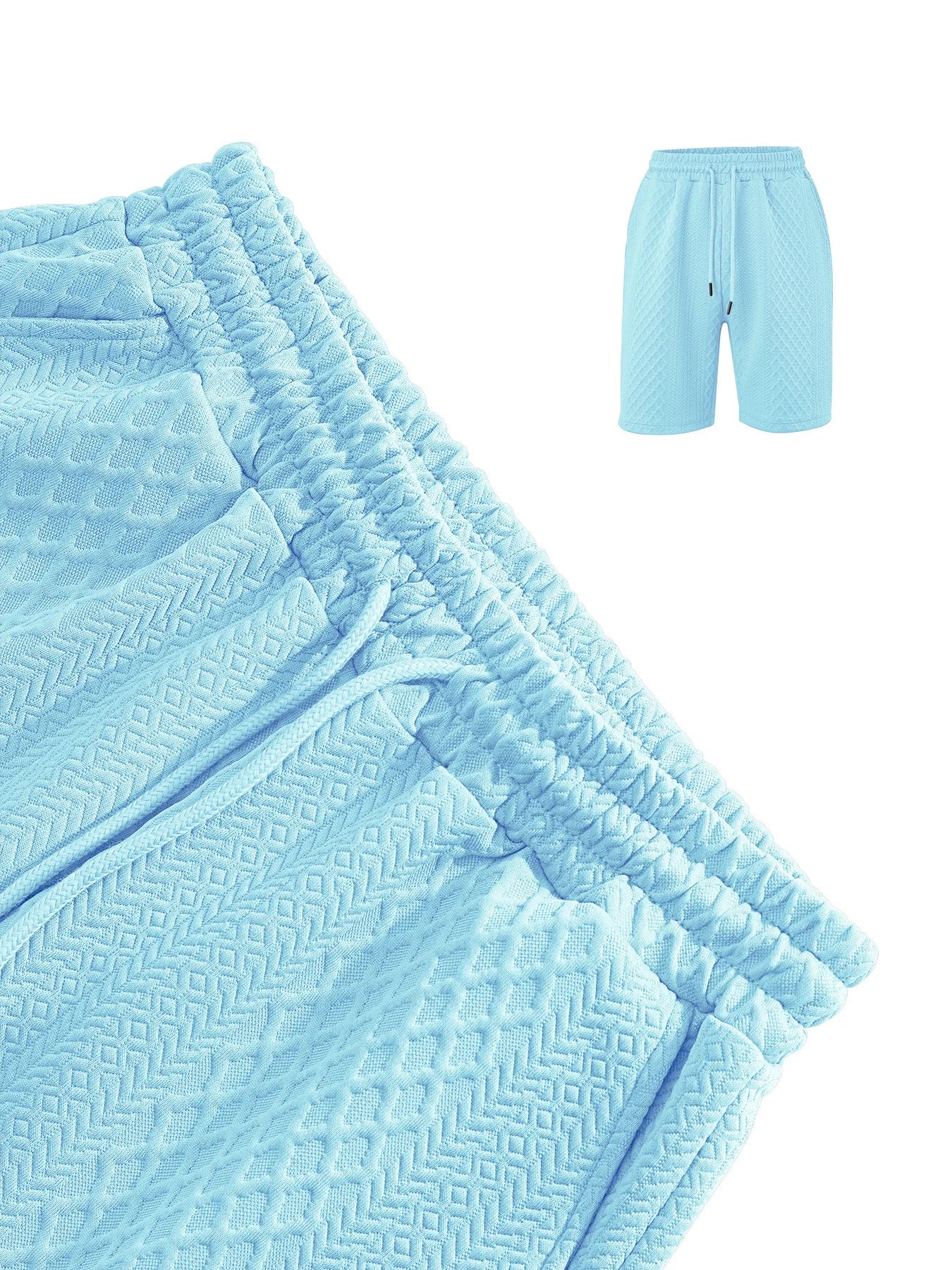 VALORIA | Men’s versatile polo shirt and shorts set vacation and weekend wear