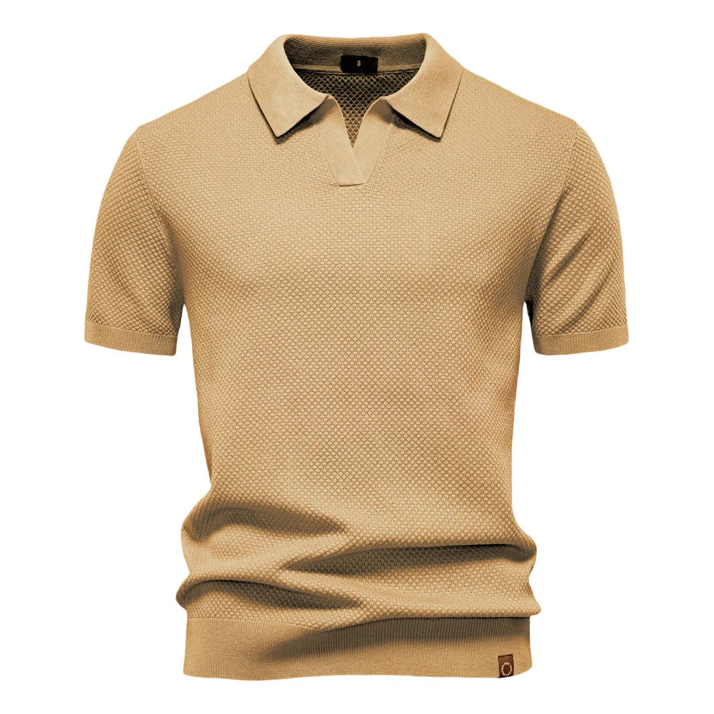 VALORIA | Men’s versatile premium polo shirt business casual outfit