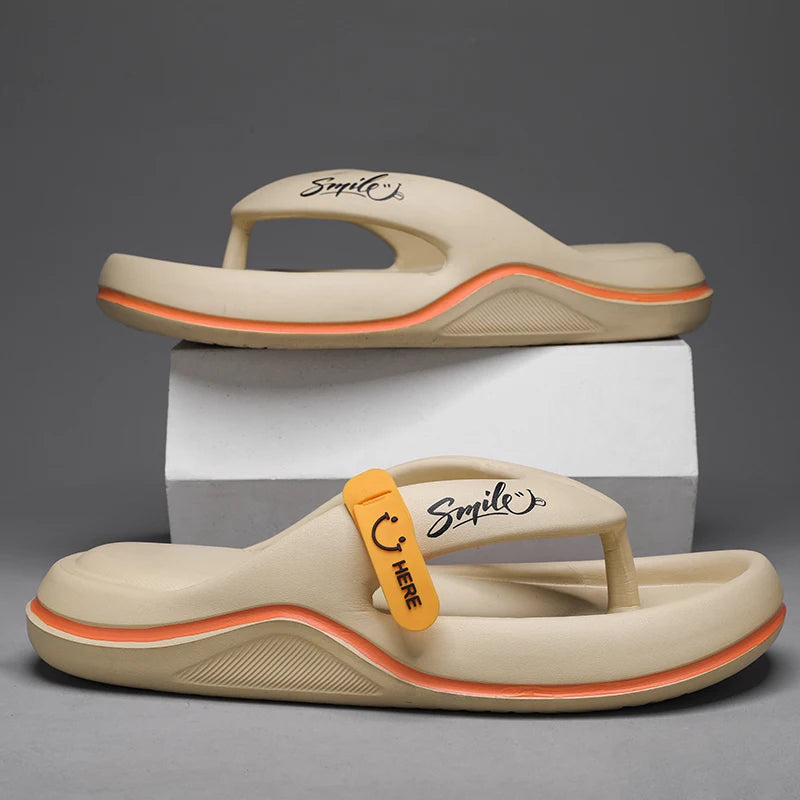 VALORIA | Men’s versatile soft comfort flip flops beach and pool footwear