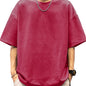 VALORIA | Men’s versatile suedette velvet t-shirt streetwear 