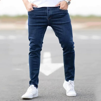 VALORIA | Men’s vintage wash slim-fit jeans