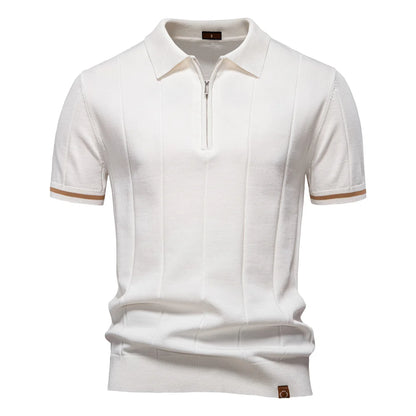 VALORIA | Men’s zipper sport polo breathable athletic design