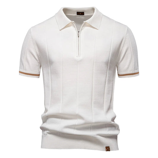 VALORIA | Men’s zipper sport polo breathable athletic design