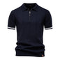 VALORIA | Men’s  zipper sport polo casual performance wear