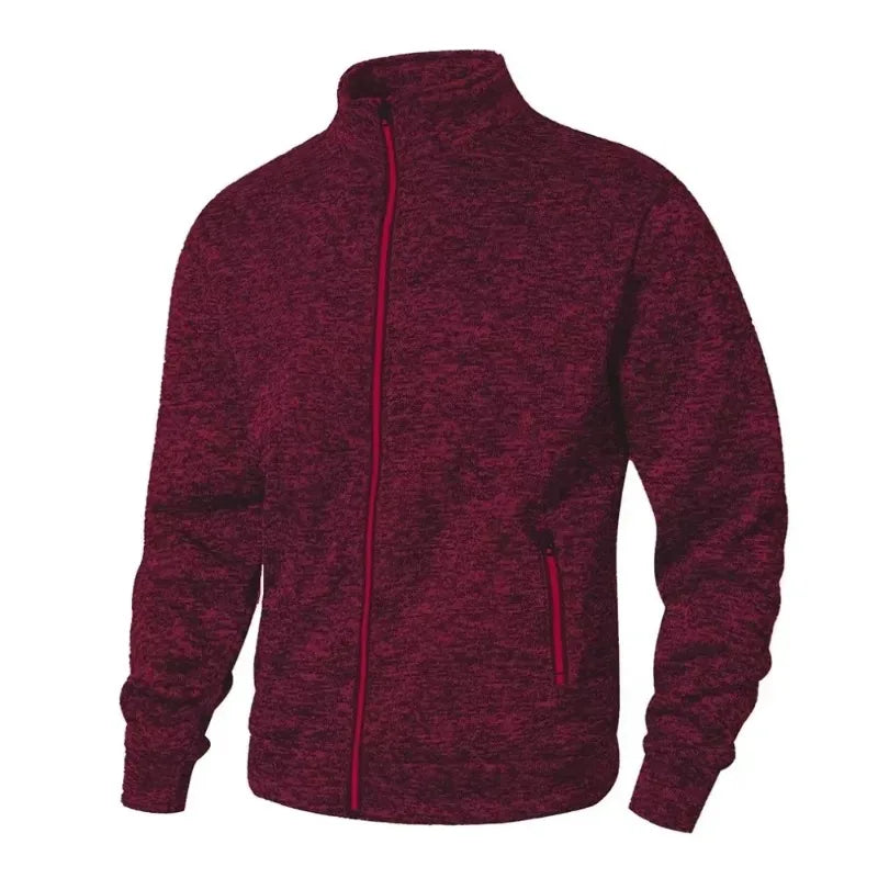 VALORIA | Stand Collar Zip Cardigan for Men