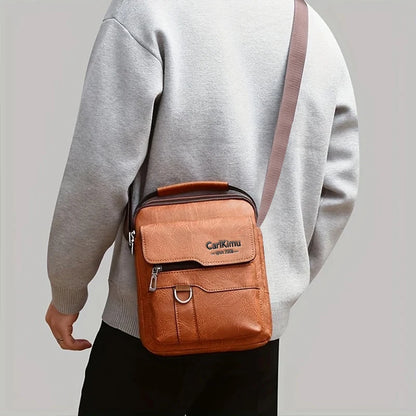 VALORIA | Vintage PU messenger bag classic retro design