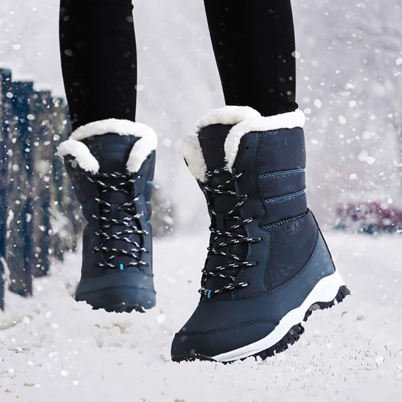 VALORIA | Warm Plush Winter Boots for Women