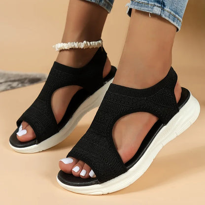 VALORIA | Women’s Breathable Knit Sport Sandals breathable summer footwear for active women