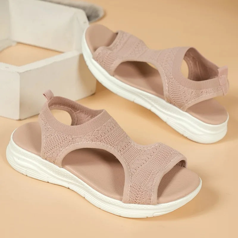 VALORIA | Women’s Breathable Knit Sport Sandals modern athletic style with lightweight construction
