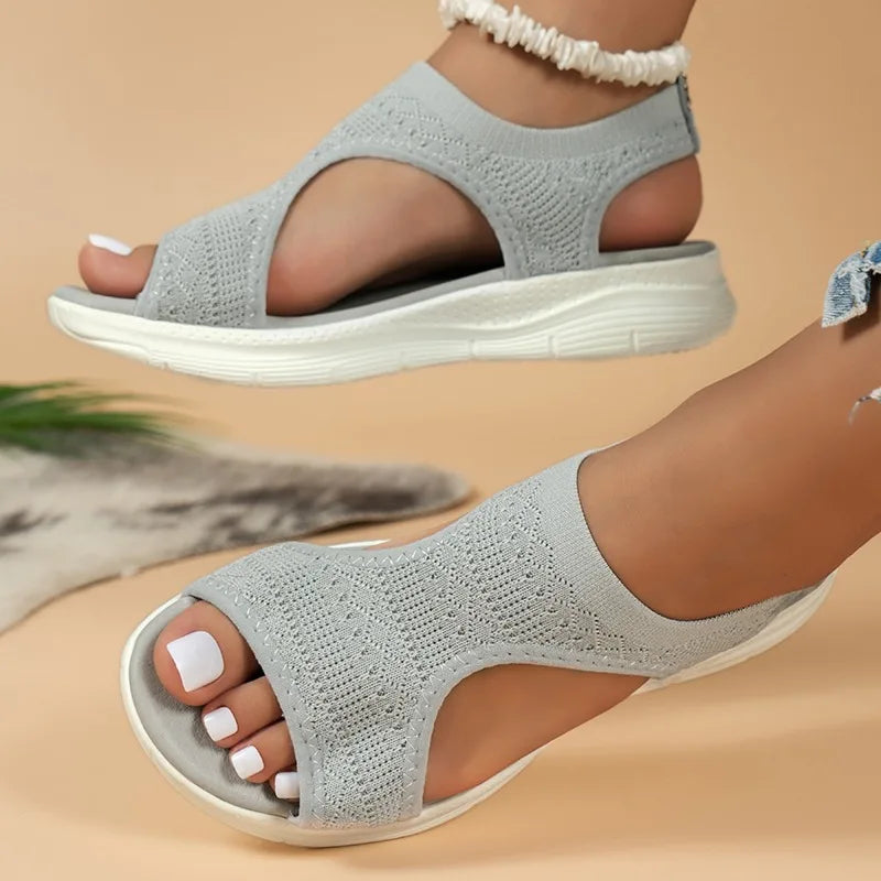 VALORIA | Women’s Breathable Knit Sport Sandals versatile casual sandals for outdoor adventures