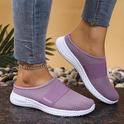 VALORIA | Women’s Breathable Mule Slippers comfortable casual footwear with flexible sole