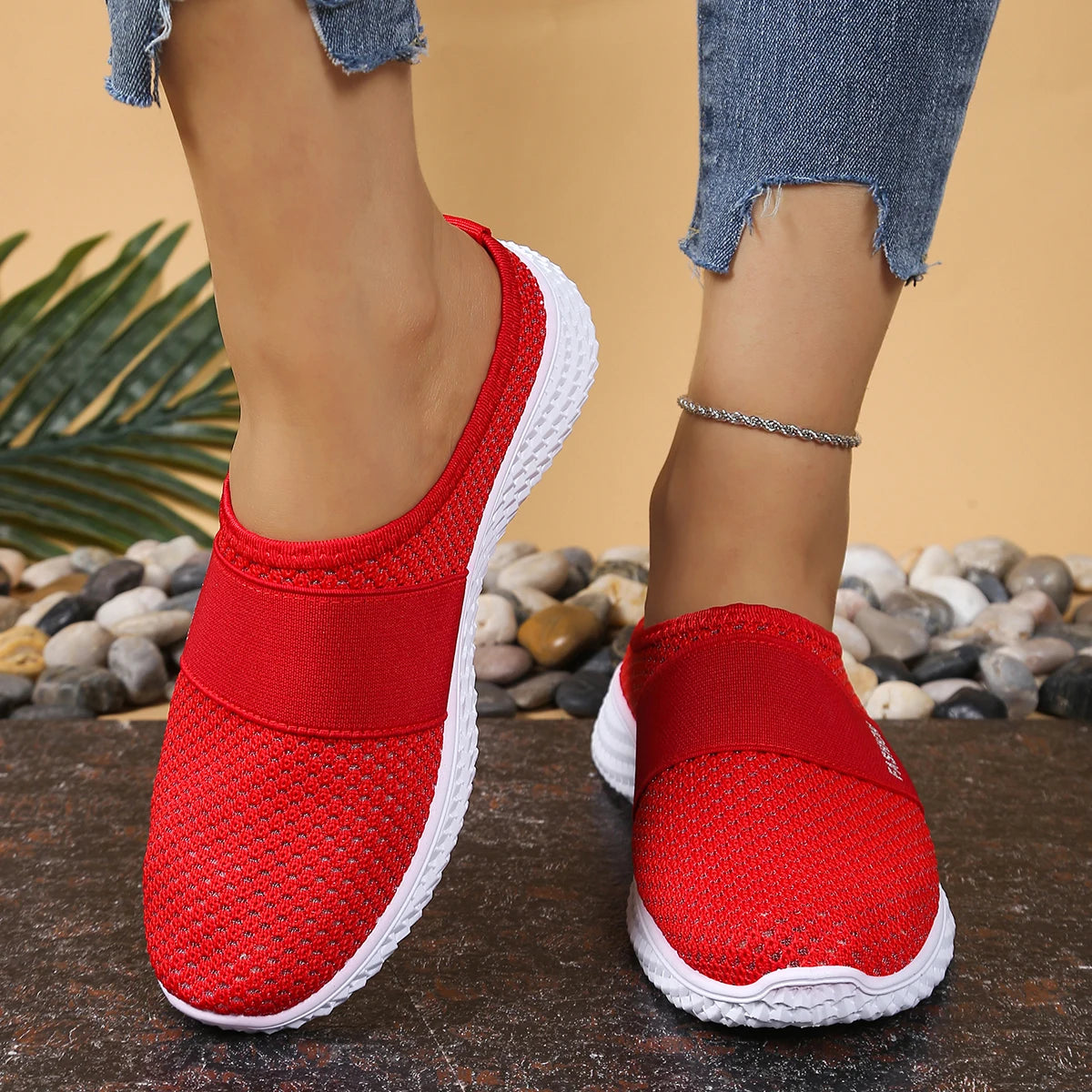 VALORIA | Women’s Breathable Mule Slippers stylish mule design for daily comfort