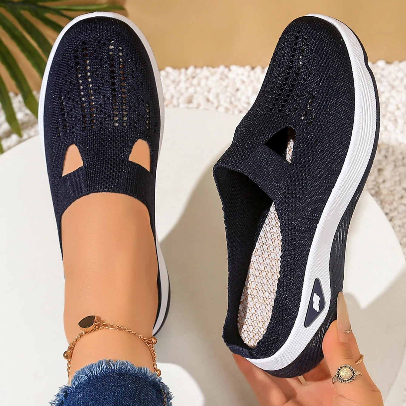 VALORIA | Women’s Breathable Slip-On Casual Slippers