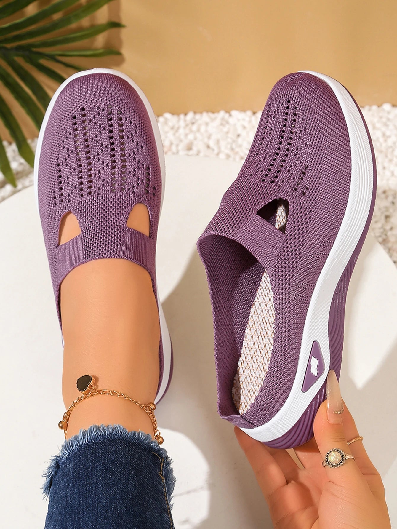 VALORIA | Women’s Breathable Slip-On Casual Slippers comfortable casual footwear with flexible sole