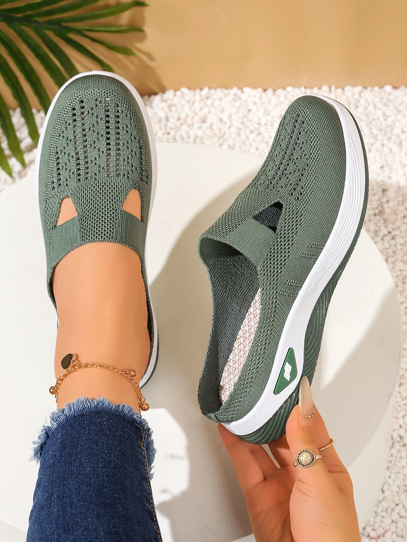 VALORIA | Women’s Breathable Slip-On Casual Slippers easy slip-on style for home and outdoor use