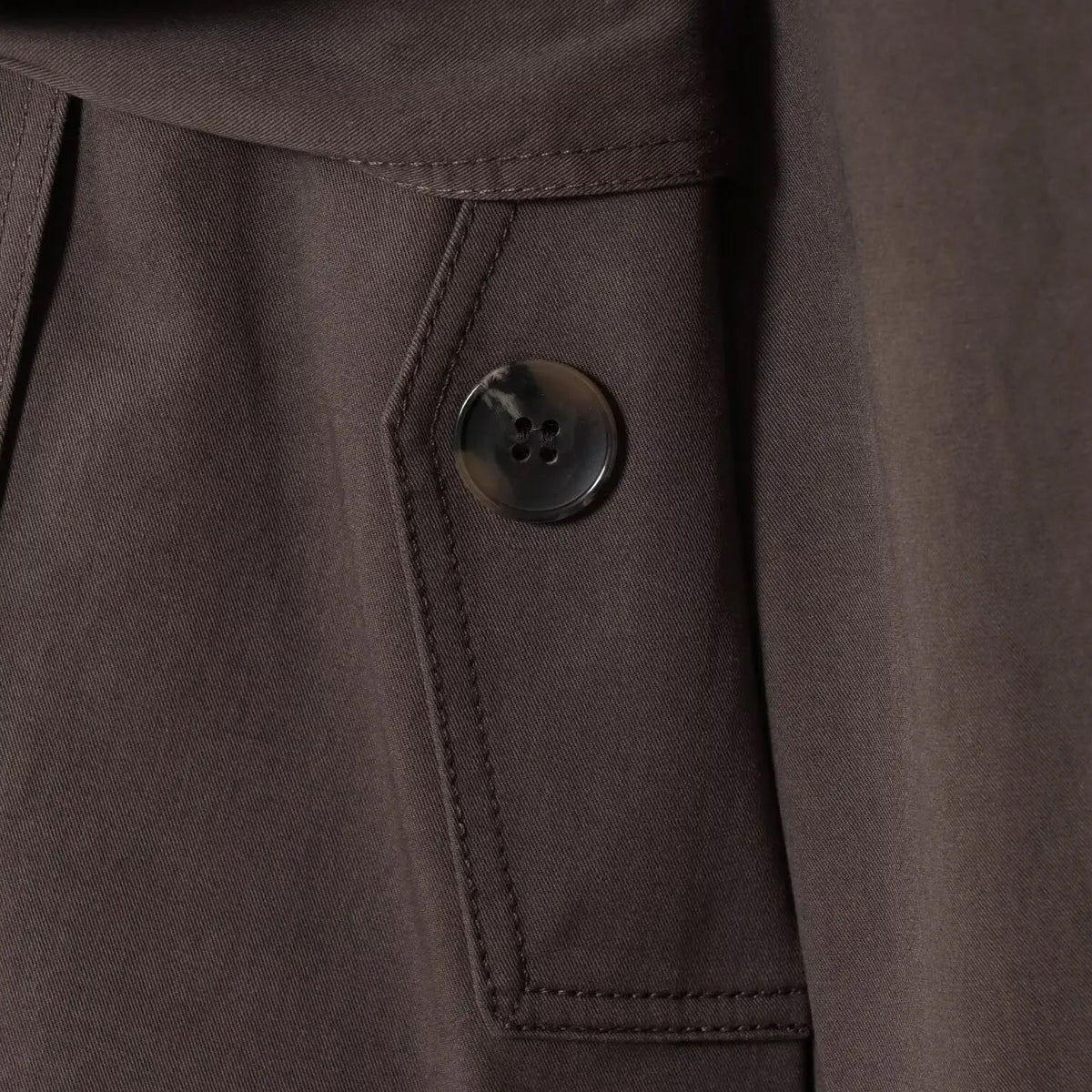 VALORIA | Women’s British Style Belted Trench Coat side view