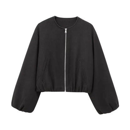 VALORIA | Women’s Cropped Jacket Classic Bomber Style