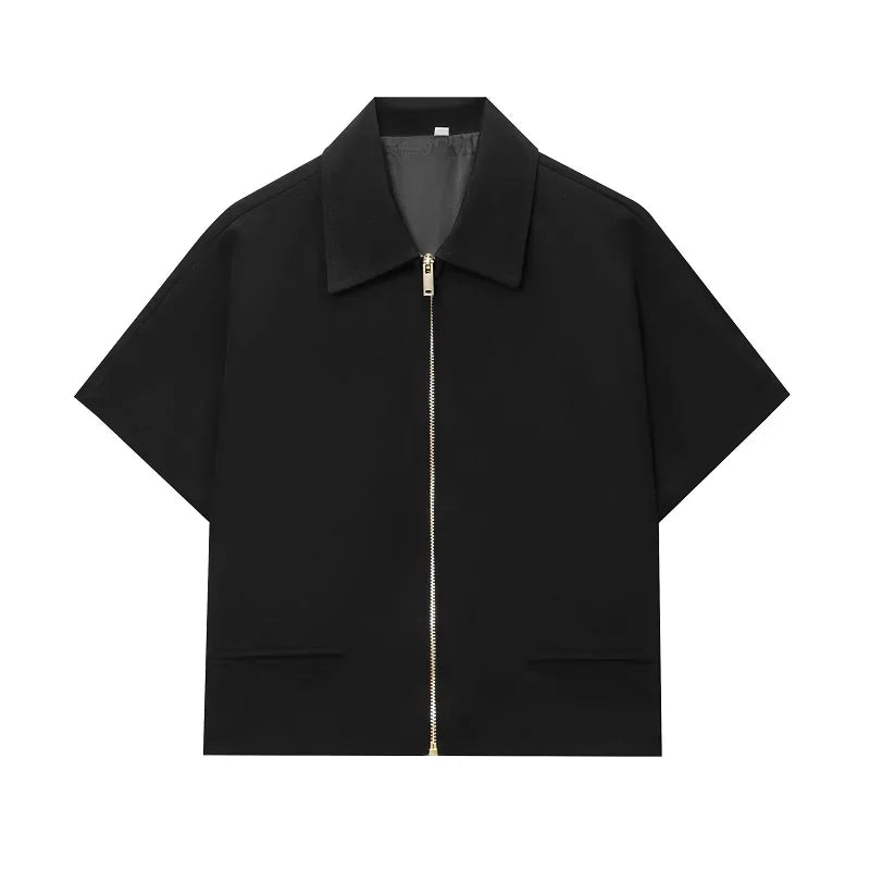 VALORIA | Women’s Cropped Zip-Up Jacket comfortable casual jacket for spring and autumn wear