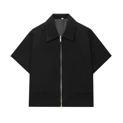 VALORIA | Women’s Cropped Zip-Up Jacket comfortable casual jacket for spring and autumn wear