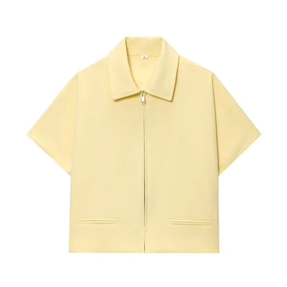 VALORIA | Women’s Cropped Zip-Up Jacket stylish zip-front jacket for everyday fashion