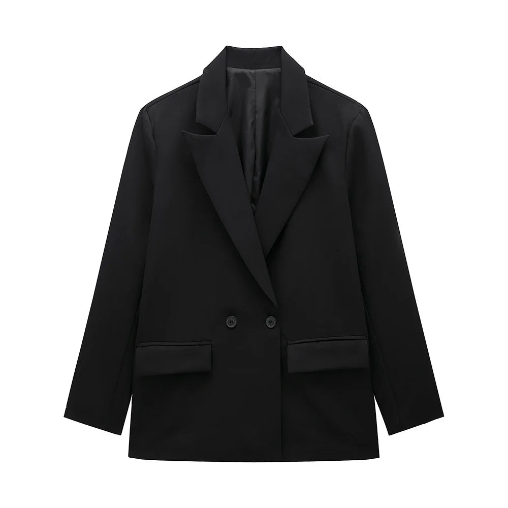 VALORIA | Women’s Double-Breasted Blazer Classic Style