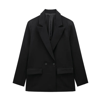 VALORIA | Women’s Double-Breasted Blazer Classic Style