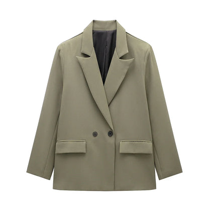 VALORIA | Women’s Double-Breasted Blazer for Office Wear