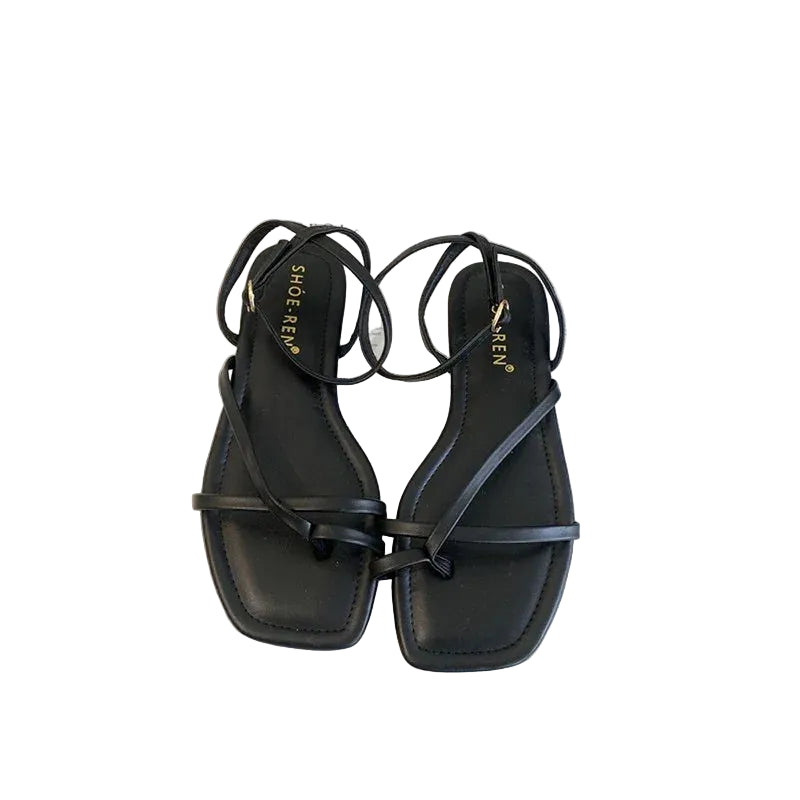 VALORIA | Women’s Elegant Toe-Loop Flat Sandals versatile summer sandals with elegant detailing