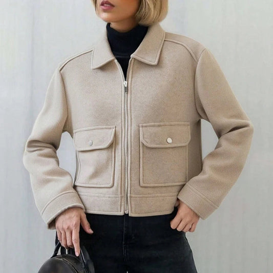 VALORIA | Women’s Elegant Zipper Jacket for Everyday Wear