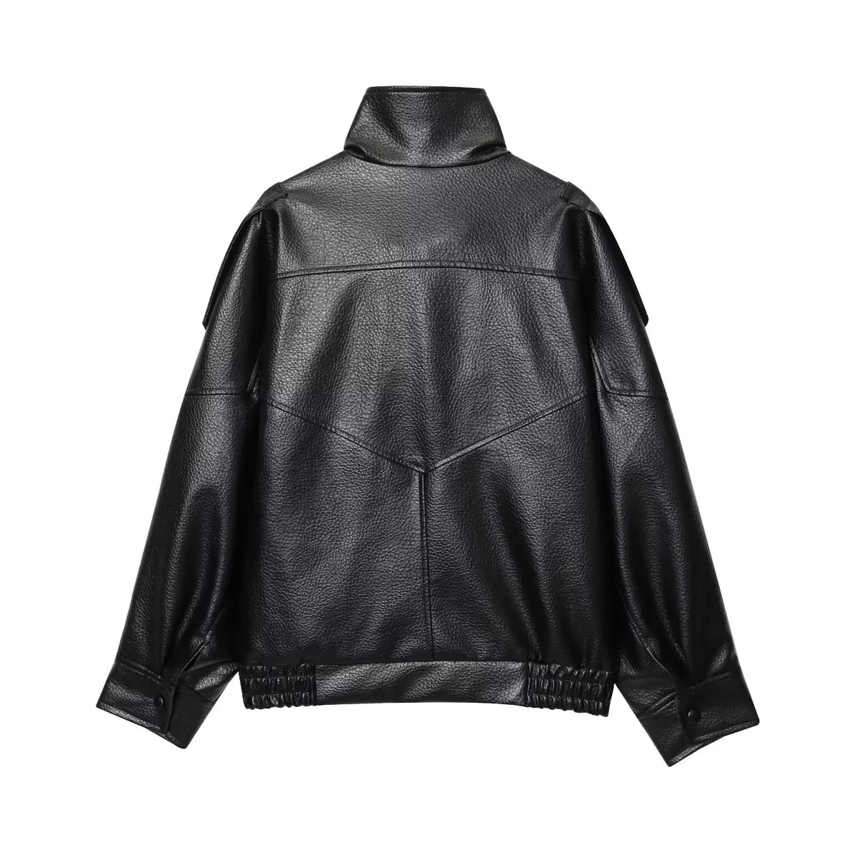 VALORIA | Women’s Faux Leather Jacket Relaxed Fit