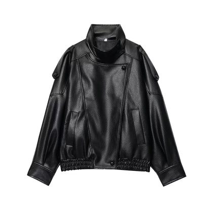 VALORIA | Women’s Faux Leather Oversized Outerwear