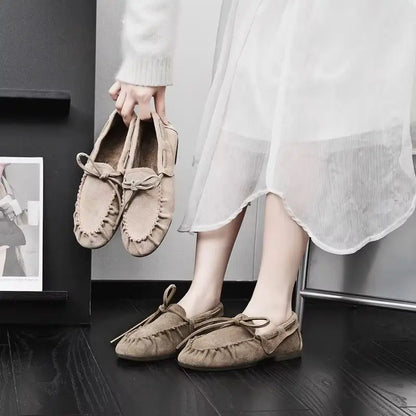 VALORIA | Women’s Genuine Leather Slip-On Loafers