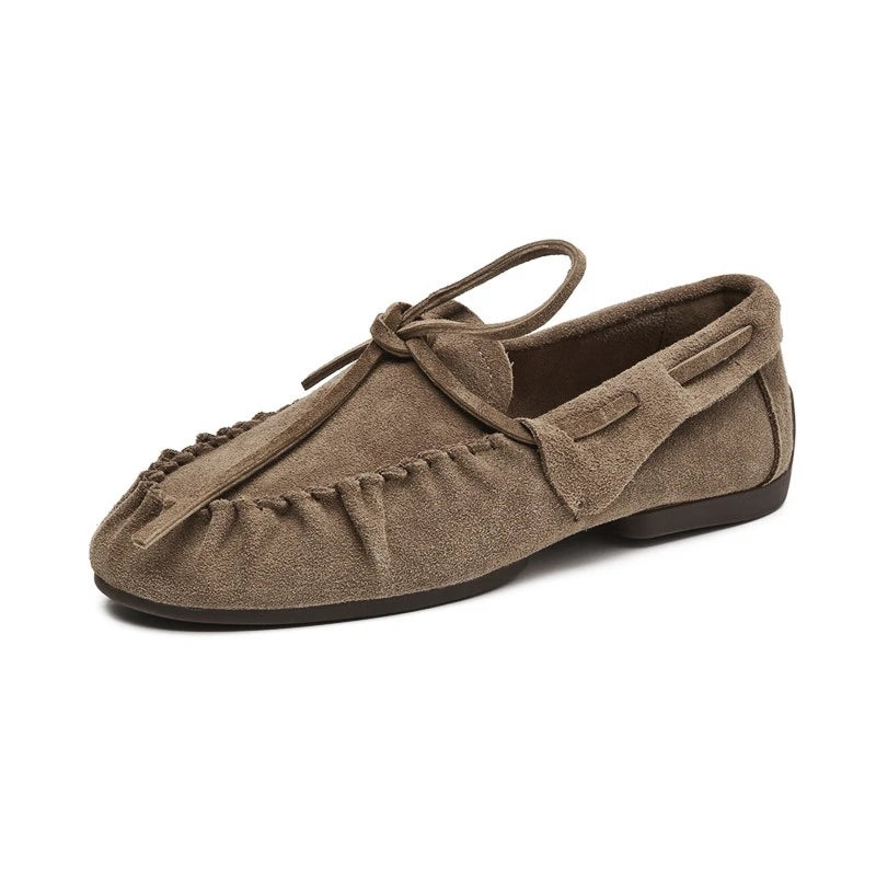 VALORIA | Women’s Genuine Leather Slip-On Loafers versatile casual and business casual footwear