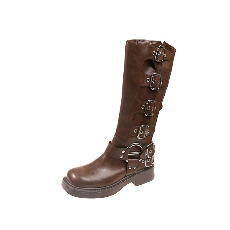VALORIA | Women’s Knee High Boots full length view
